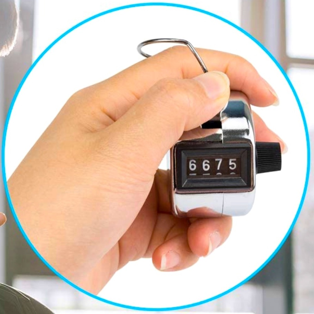 Set of 3 - Hand Tally Manual Counter